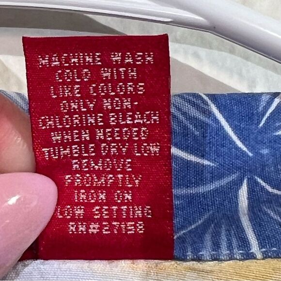 Gloria Vanderbilt tropical short sleeve top ๐บ size XL - Picture 4 of 4